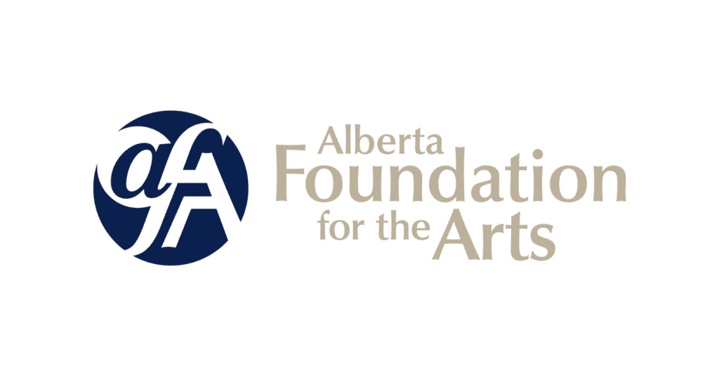 AFA logo. Alberta Foundation for the Arts logo